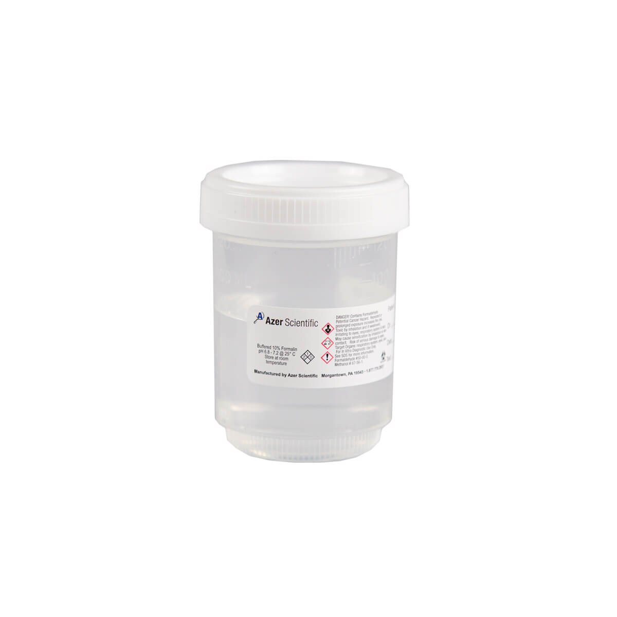 120 mL Prefilled Formalin